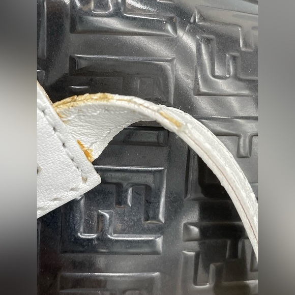 Rare Vintage Clear Black Zucca FF PVC Shopper Tote with Pouch - Picture 10 of 16